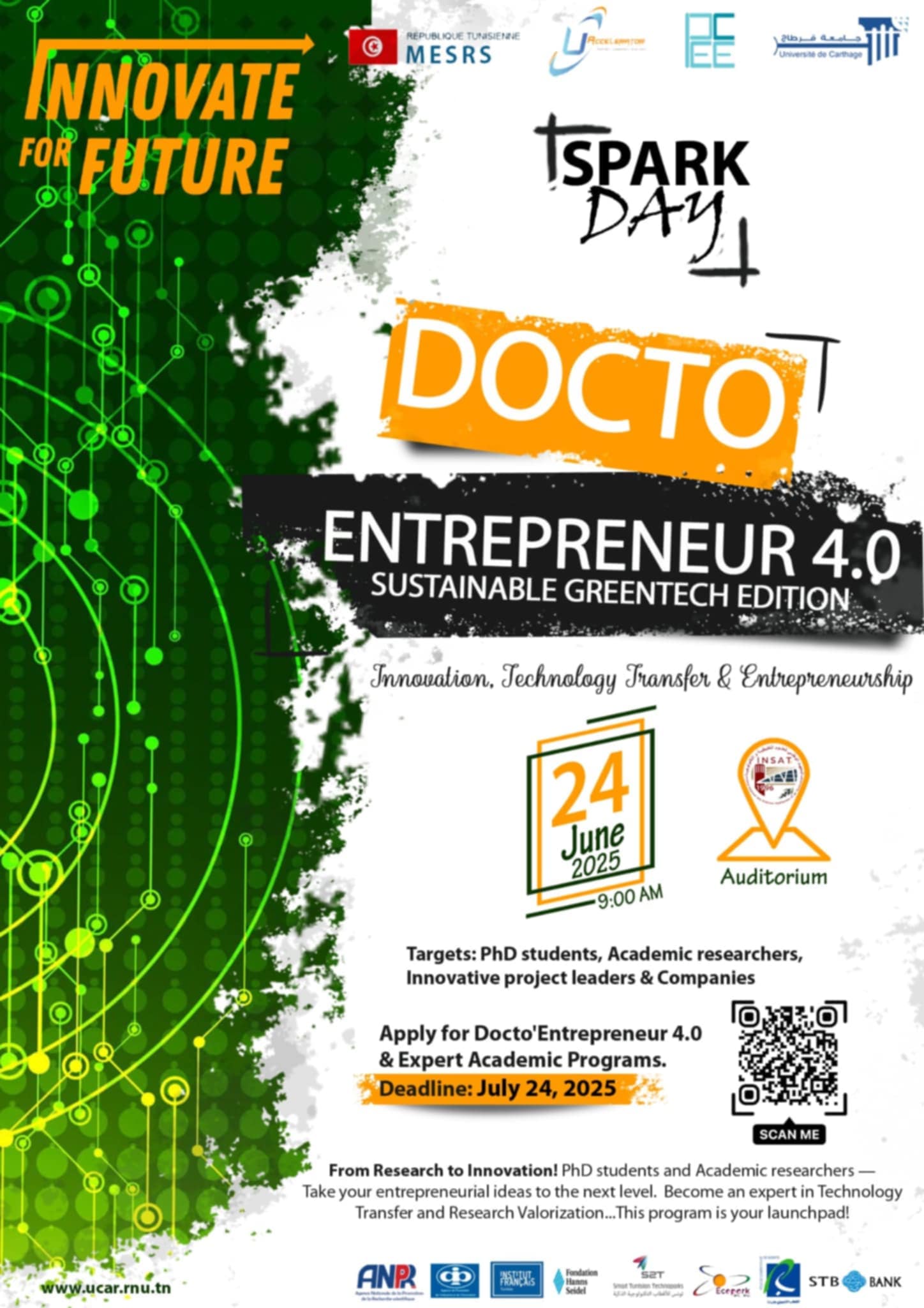 DOCTO’ENTREPRENEUR 4.0 ÉDITION GREEN TECH DURABLE
